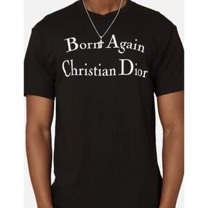 Chinatown Market Studios t shirt Born Again Christian Dior New Size Large